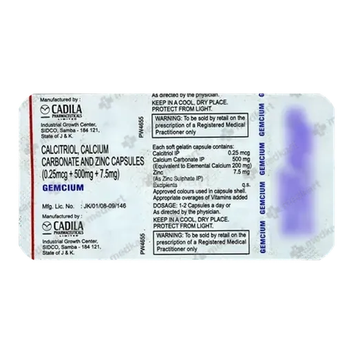 gemcium capsule 10's